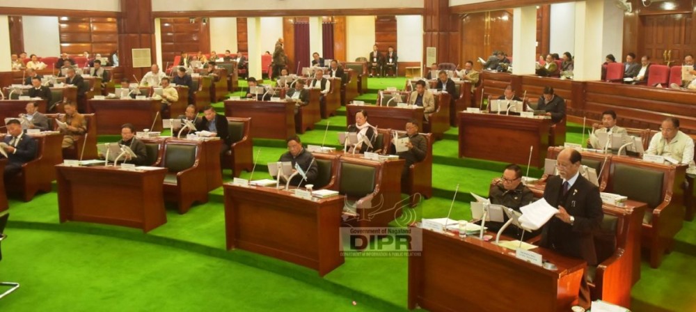 Nagaland Chief Minister Dr Neiphiu Rio presented Nagaland’s budget for the year 2025-26 at the ongoing 6th session of 14th Nagaland Legislative Assembly on March 6. (DIPR Photo)